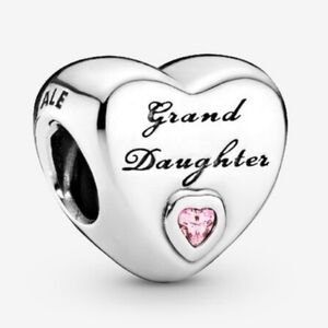 Pandora Granddaughter Heart Charm Sterling silver